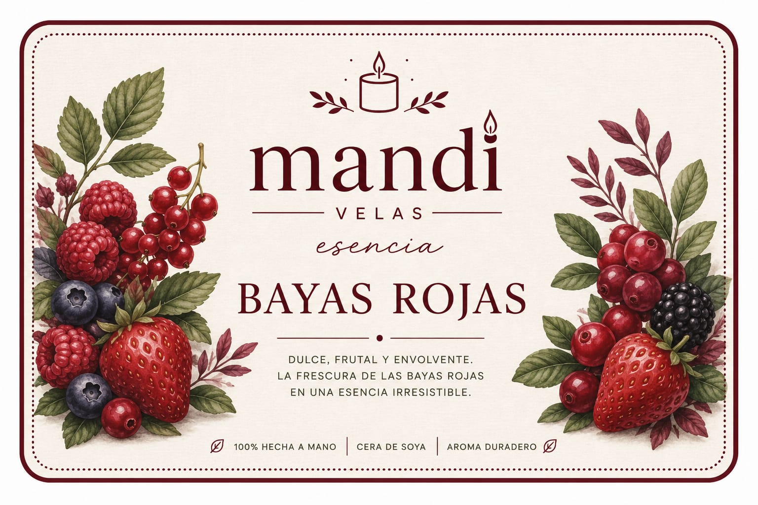 Homespray Bayas Rojas 120 ml